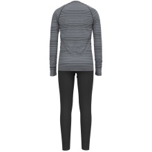 Odlo Long Sleeve Shirt + Trousers Active Warm Eco (warm, soft, brushed inside) Underwear grey/black Kids